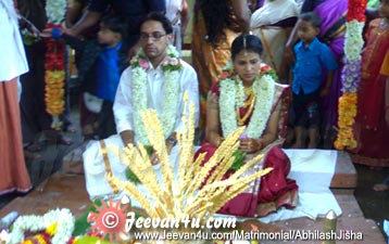 Abhilash jisha wedding snap